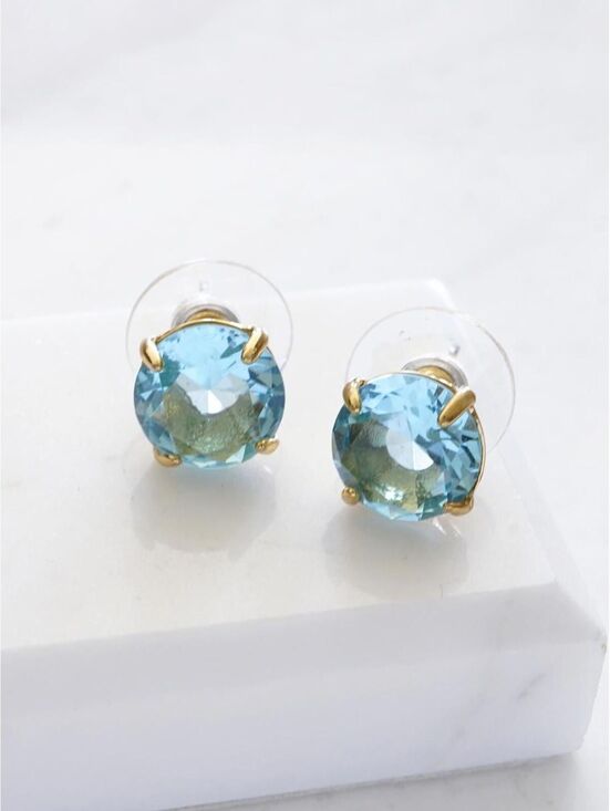 Lele Sadoughi Jewelry - Lele Sadoughi Crystal Stud Earrings Aquamarine